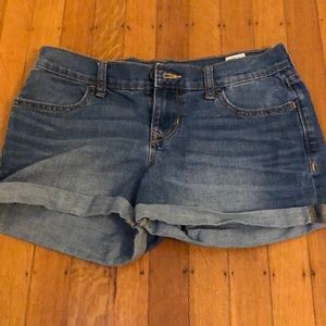 Denim shorts